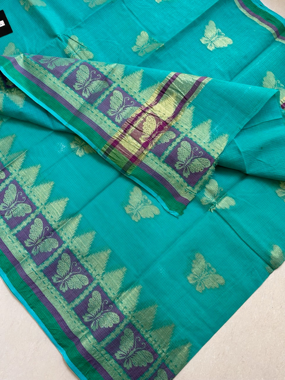 Pure Weaved Kota Cotton Doria Saree