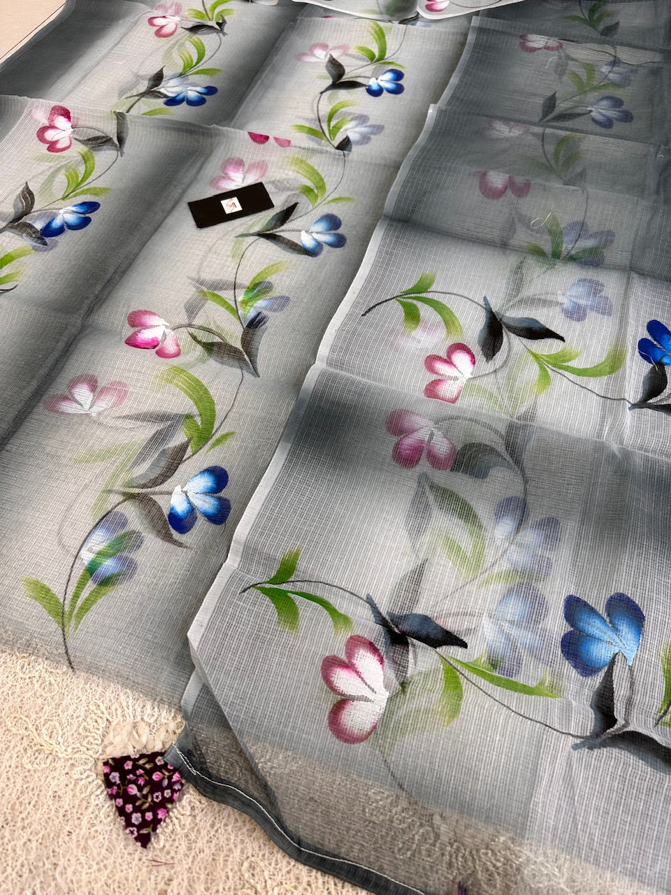 Handpainted Kota Cotton Doria Top N Dupatta (Suit)