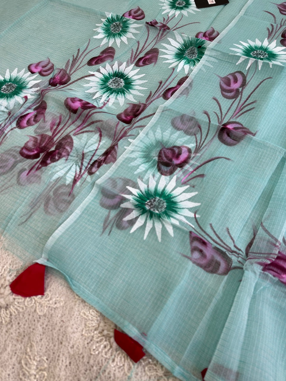 Handpainted Kota Cotton Doria Top N Dupatta (Suit)