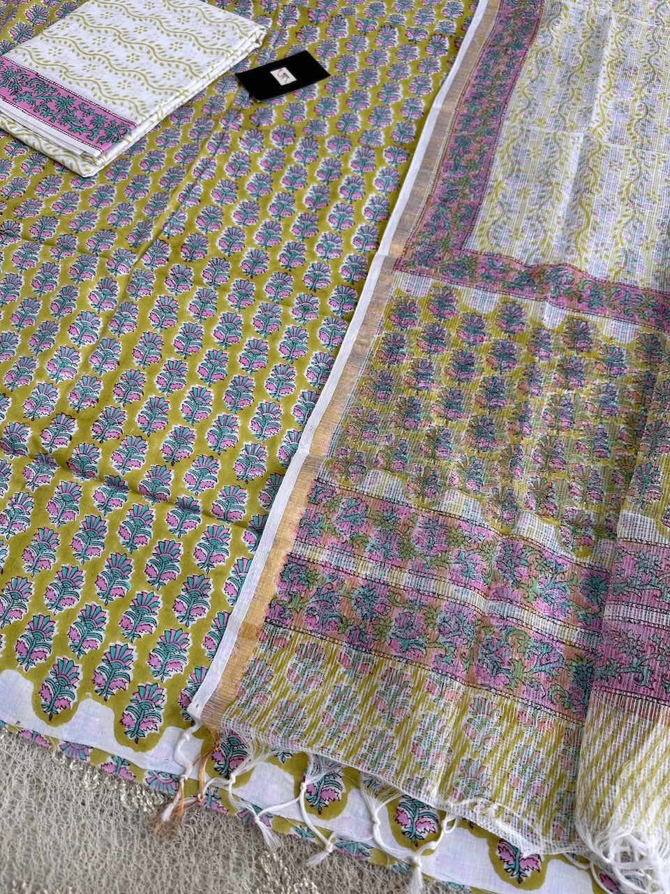 Pure HandBlock Printed Premium Cotton Suit