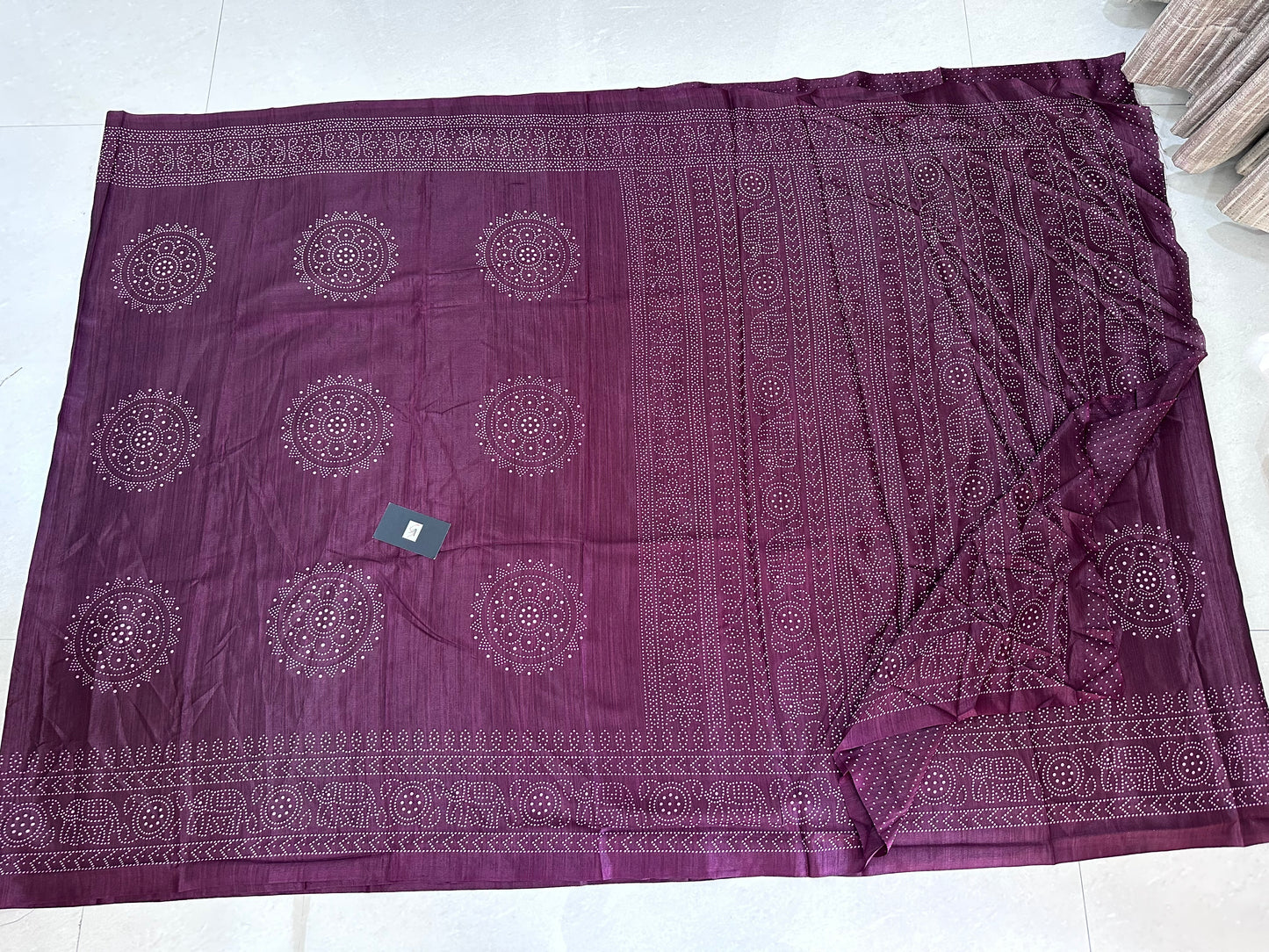 Semi Tussar Modal Silk Saree