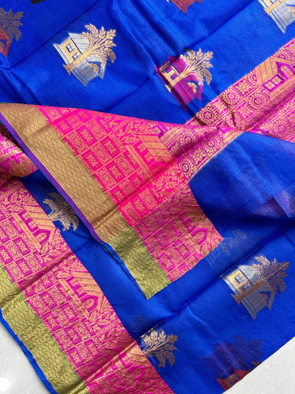 Pure Weaved Kota Silk Saree