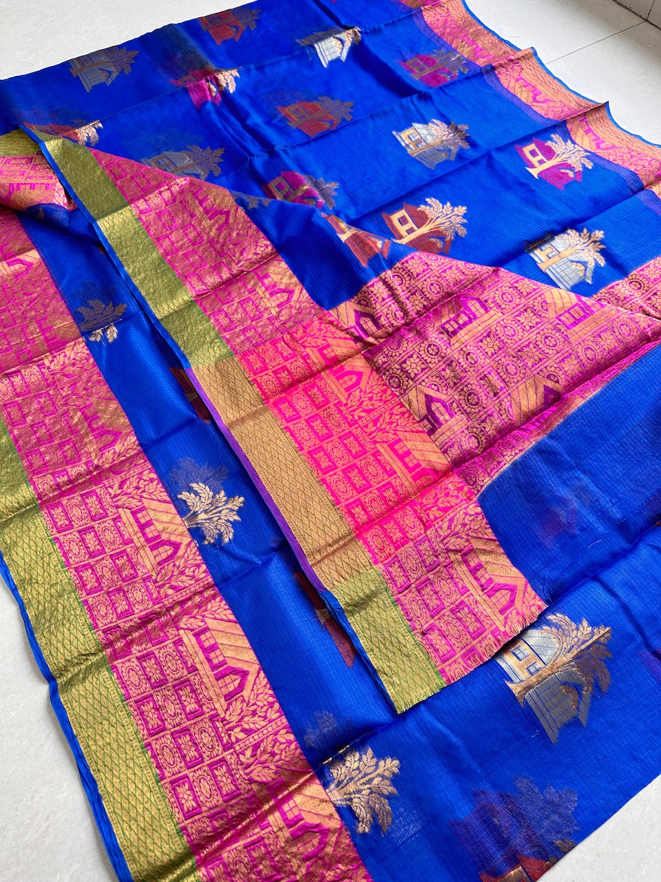 Pure Weaved Kota Silk Saree