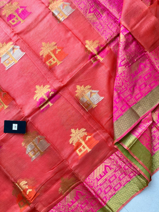 Pure Weaved Kota Silk Saree