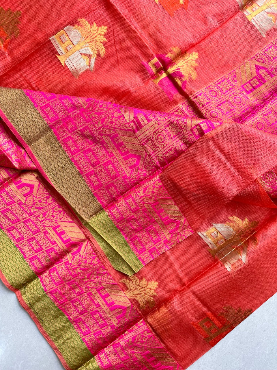 Pure Weaved Kota Silk Saree