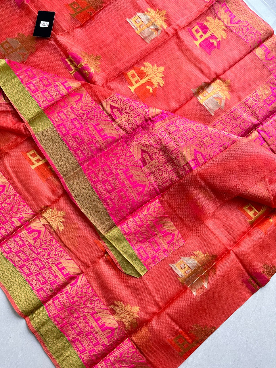 Pure Weaved Kota Silk Saree