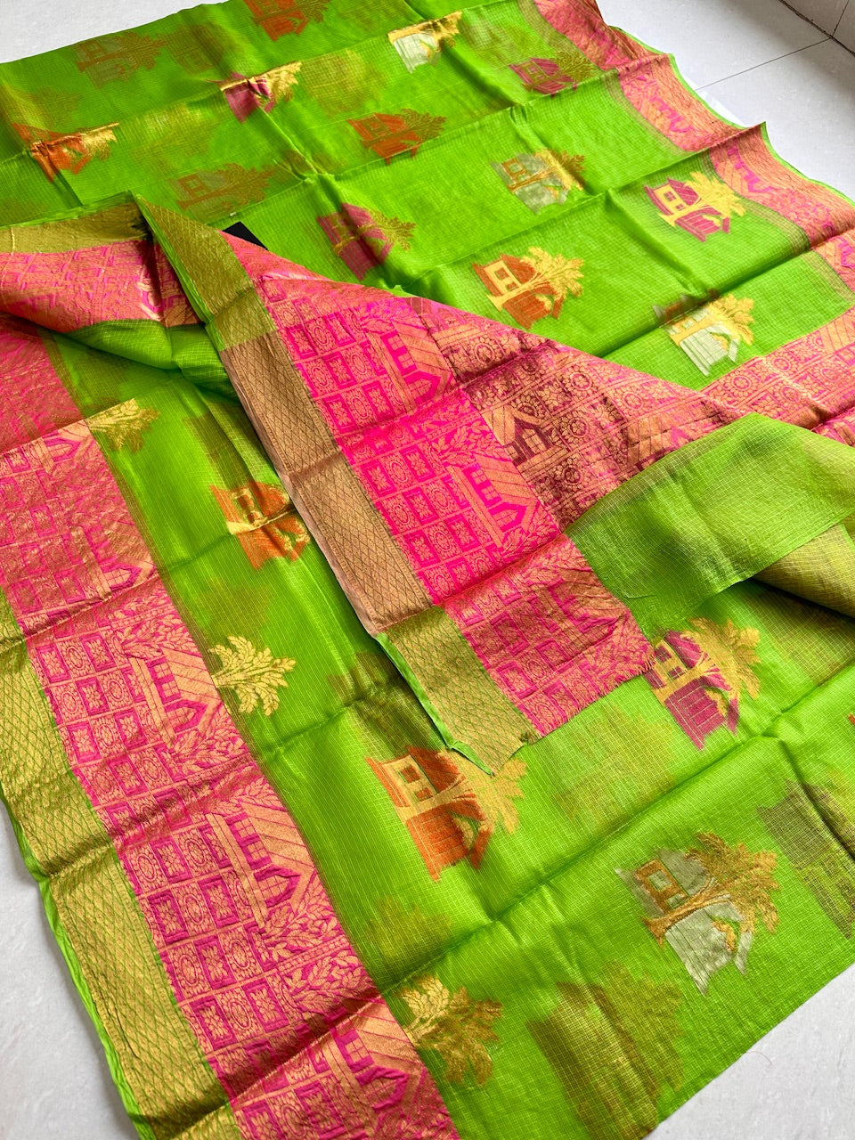 Pure Weaved Kota Silk Saree