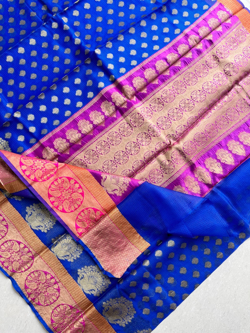 Pure Weaved Kota Silk Saree