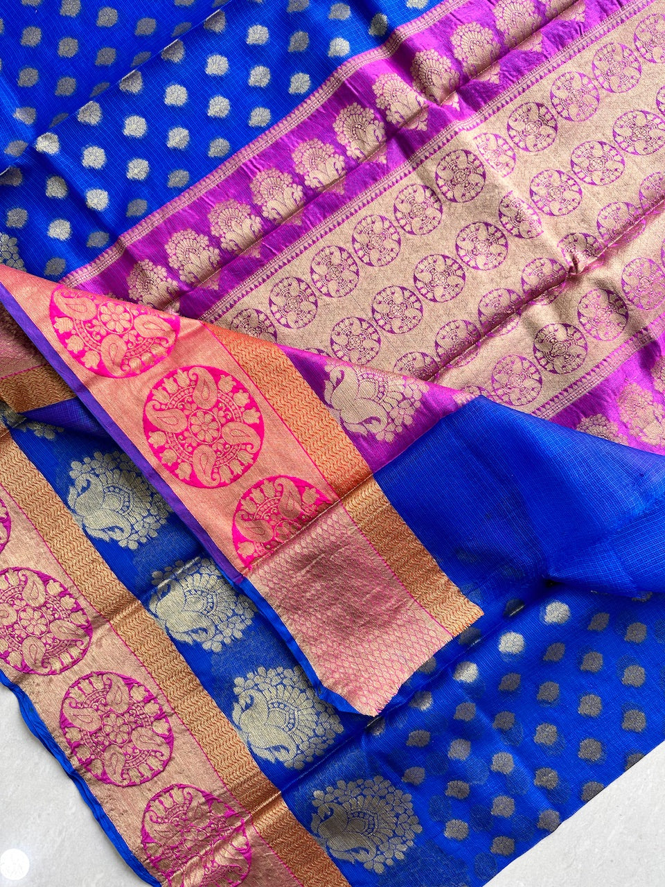 Pure Weaved Kota Silk Saree