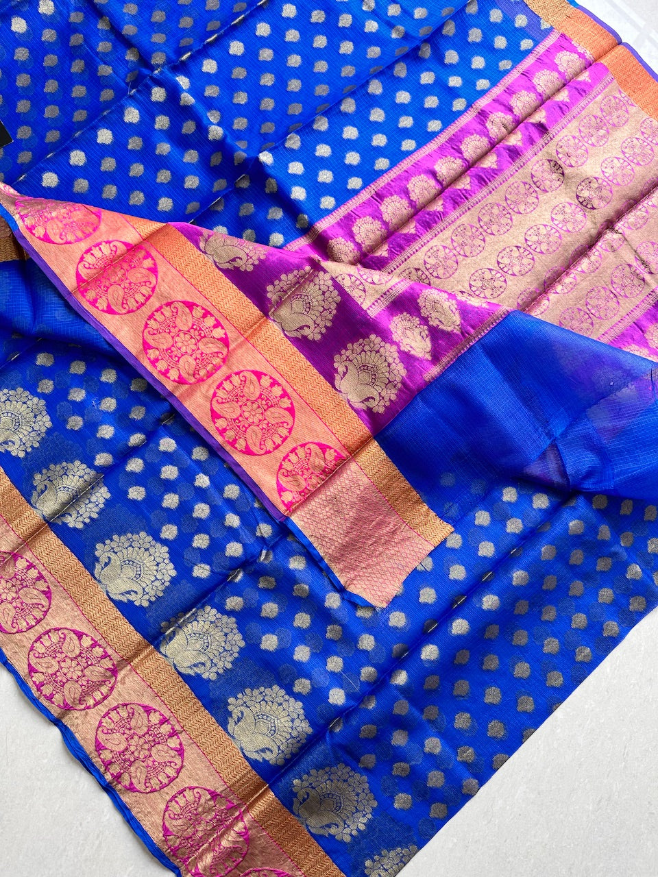 Pure Weaved Kota Silk Saree