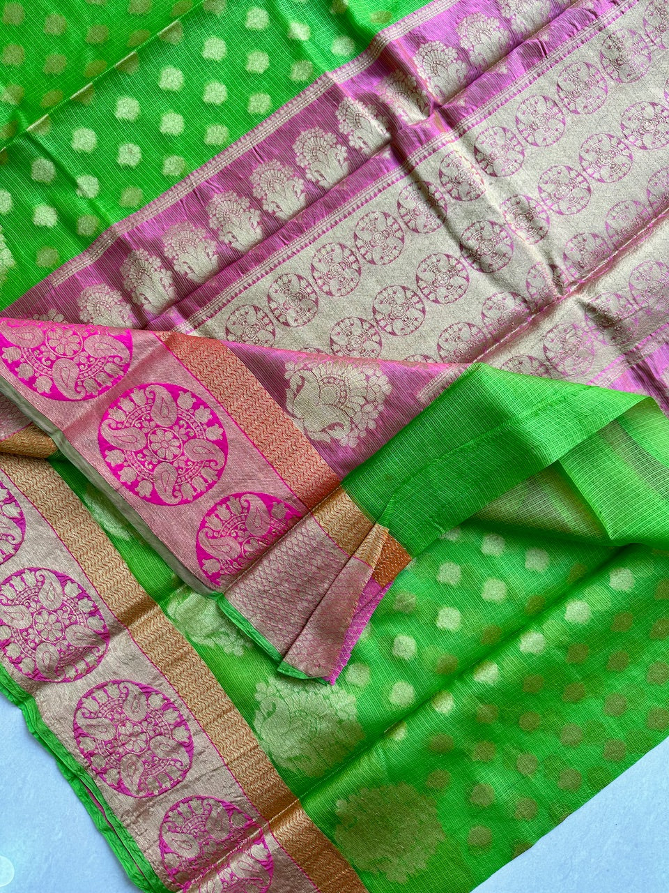 Pure Weaved Kota Silk Saree