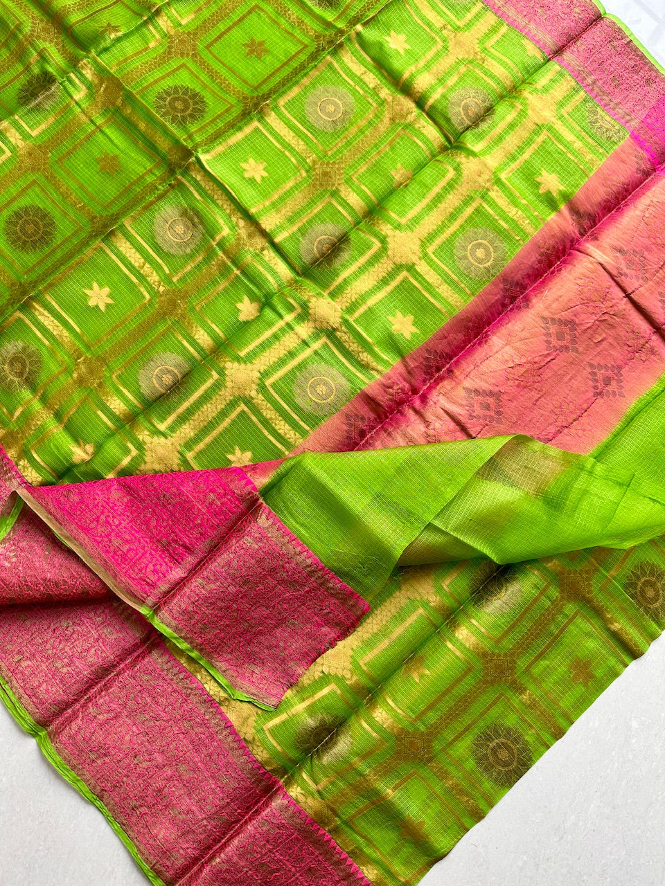 Pure Weaved Kota Silk Saree