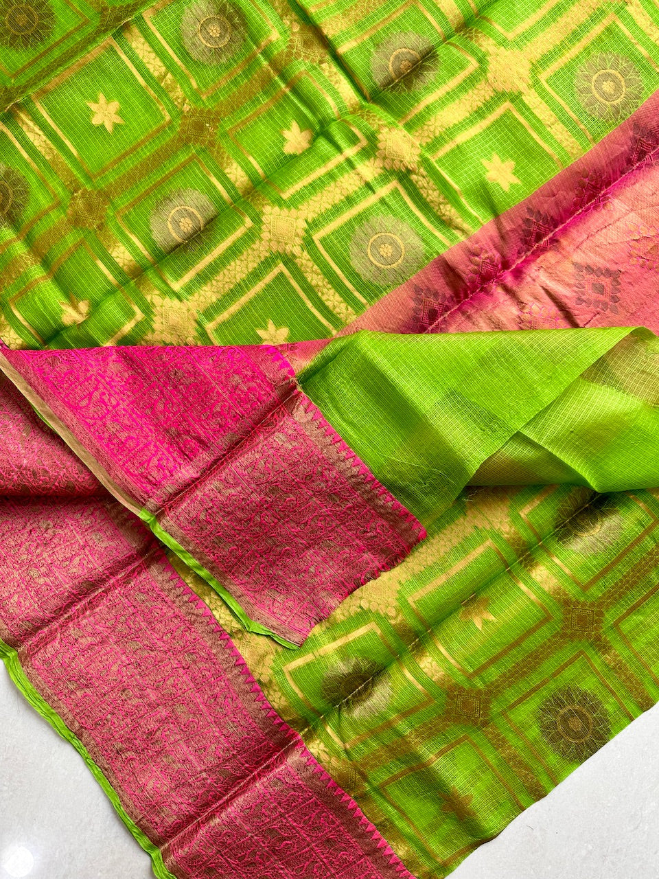 Pure Weaved Kota Silk Saree