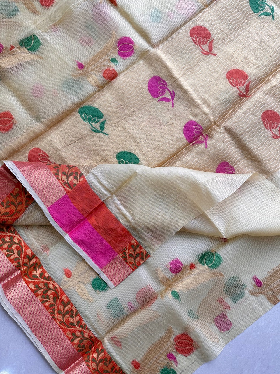 Pure Weaved Kota Silk Saree