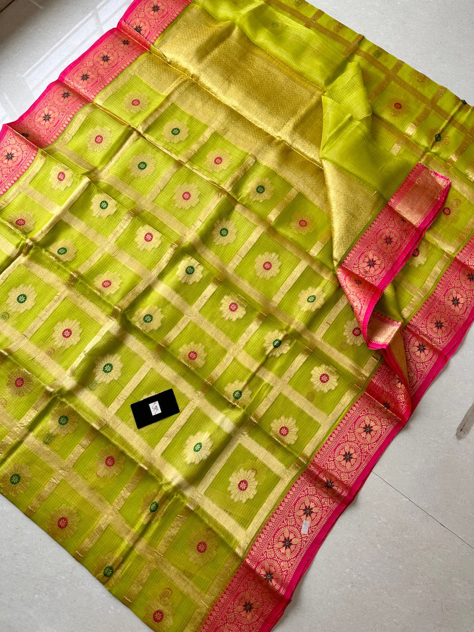 Pure Weaved Kota Silk Saree