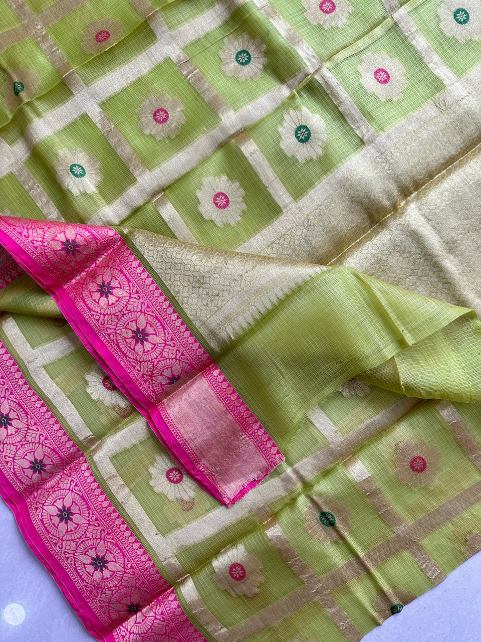 Pure Weaved Kota Silk Saree