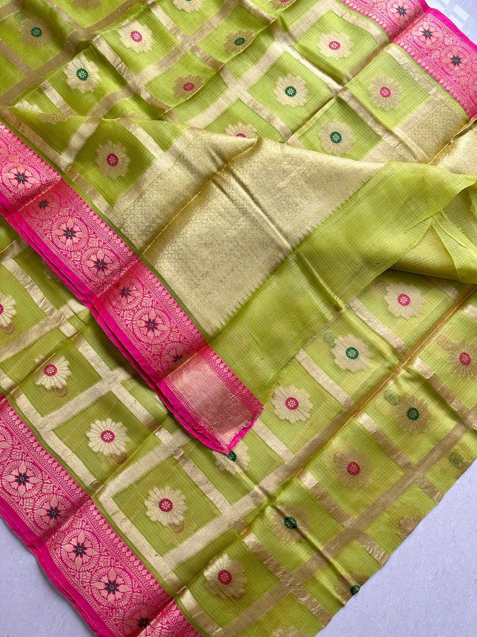 Pure Weaved Kota Silk Saree