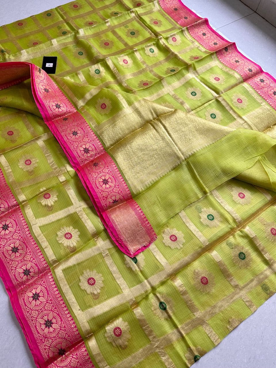 Pure Weaved Kota Silk Saree