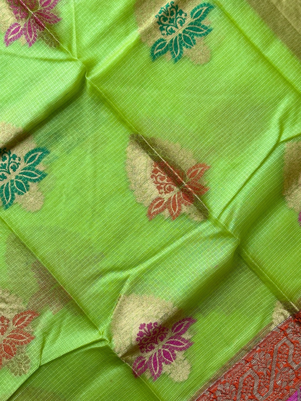 Pure Weaved Kota Silk Saree