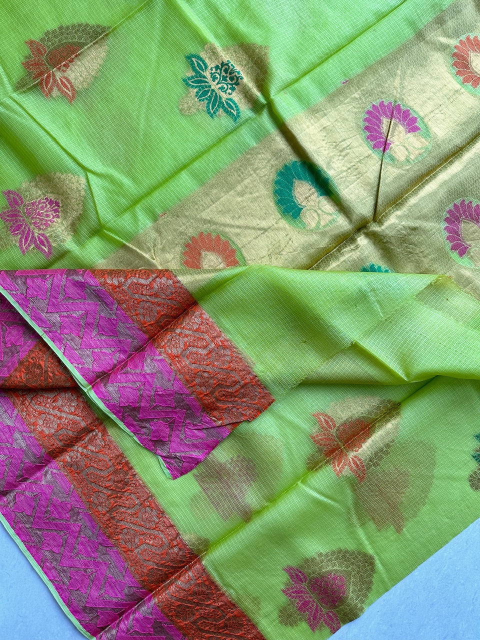 Pure Weaved Kota Silk Saree