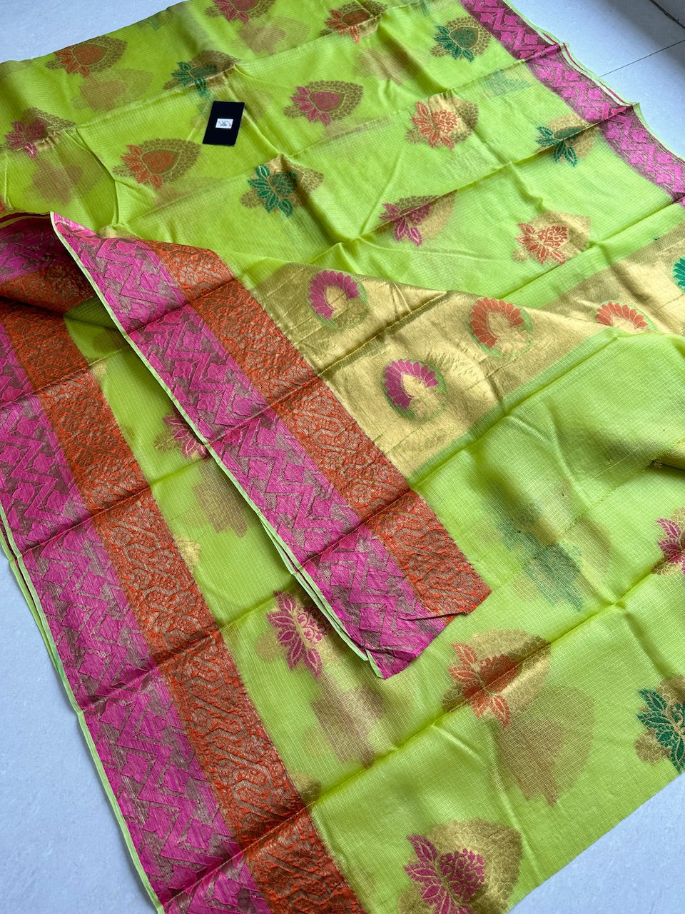 Pure Weaved Kota Silk Saree