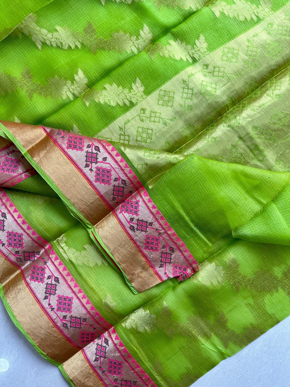 Pure Weaved Kota Silk Saree