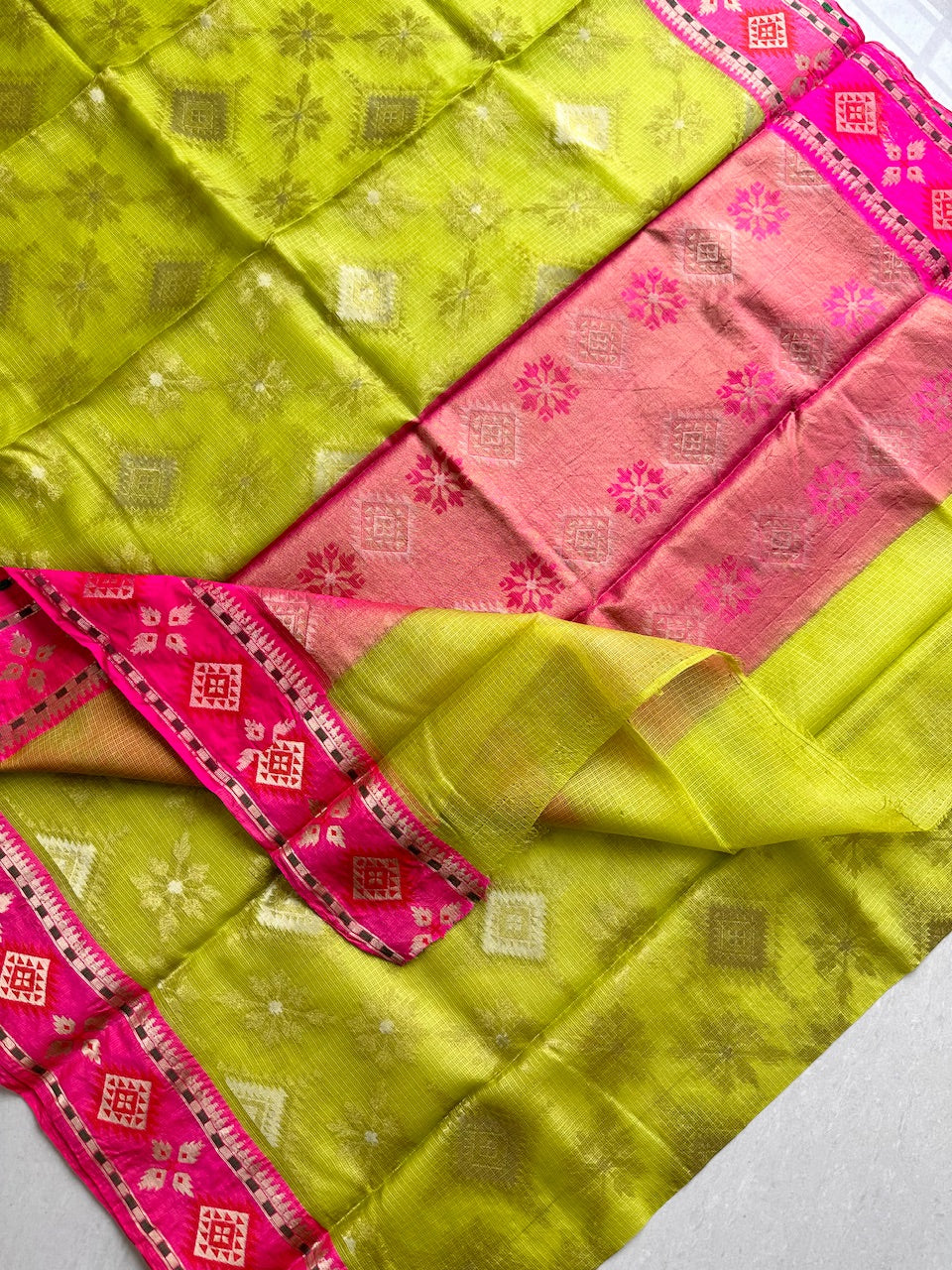 Pure Weaved Kota Silk Saree