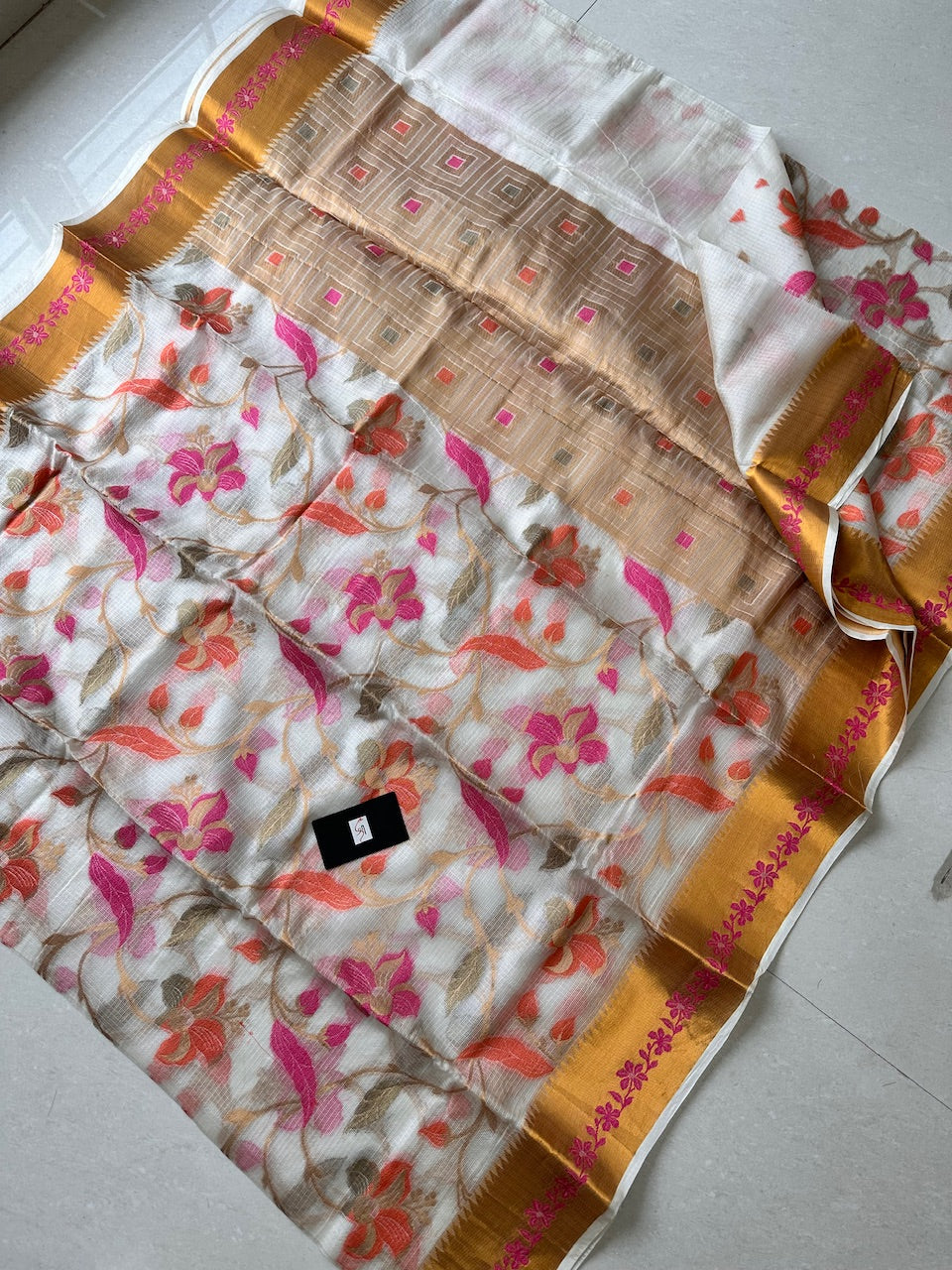 Pure Weaved Kota Silk Saree