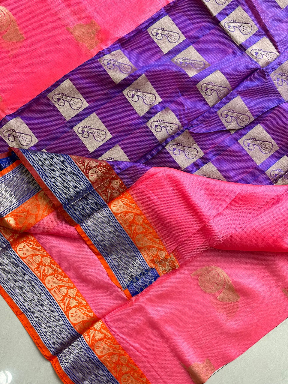 Pure Weaved Kota Silk Saree