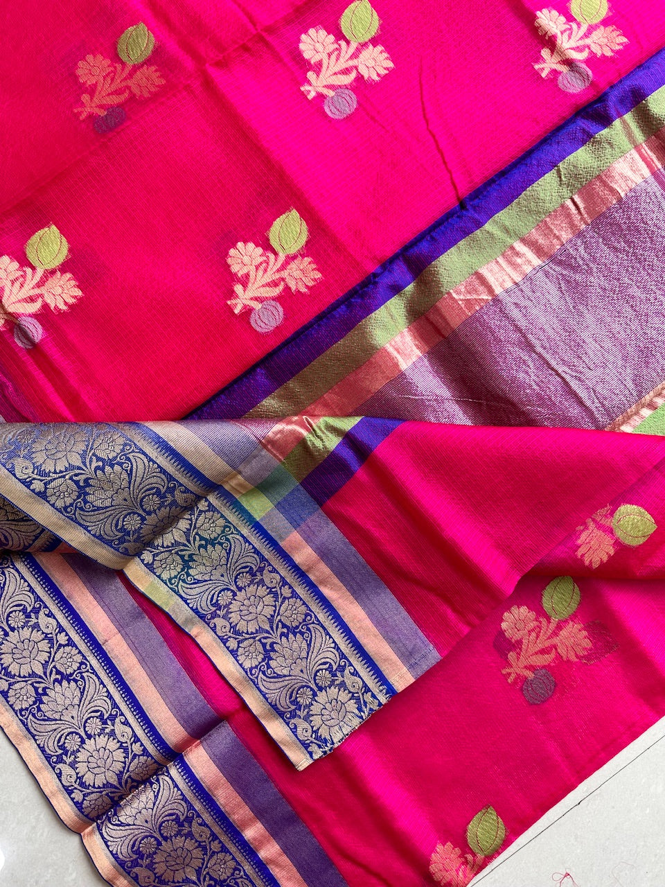 Pure Weaved Kota Silk Saree