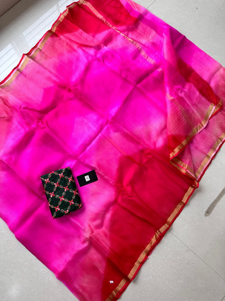 Pure Hand Tye N Dye Kota Silk Saree