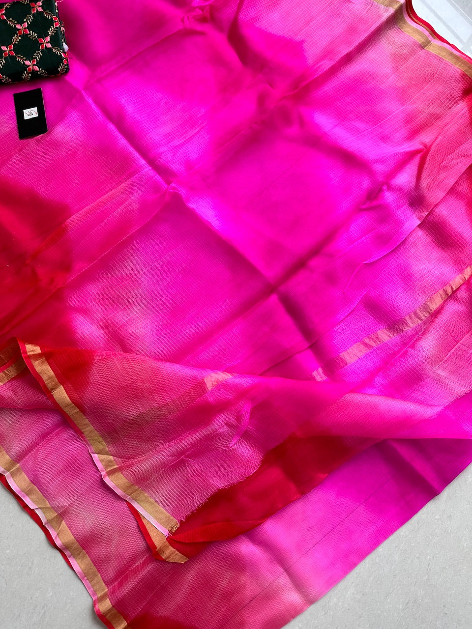 Pure Hand Tye N Dye Kota Silk Saree