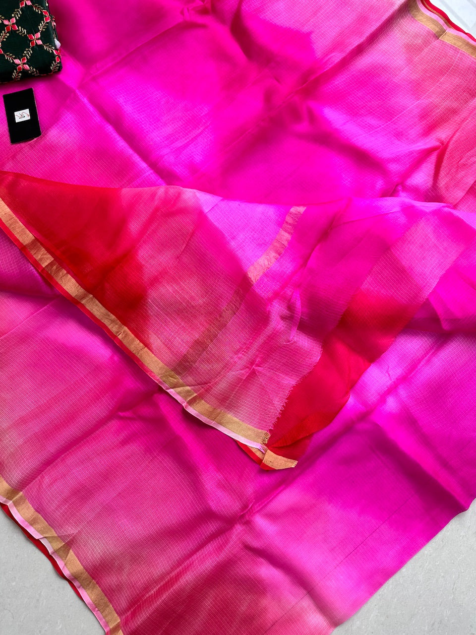 Pure Hand Tye N Dye Kota Silk Saree