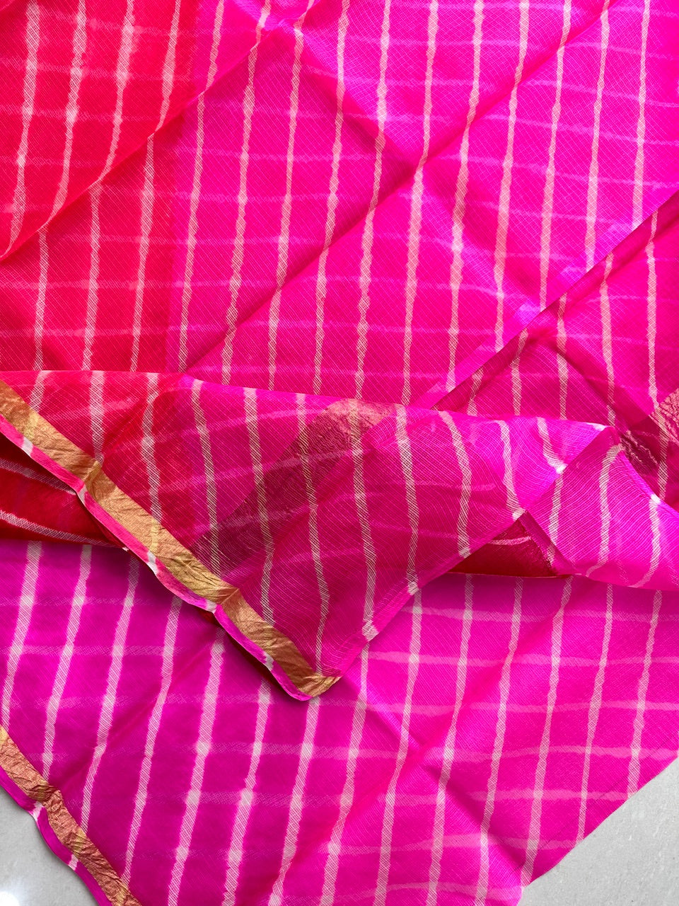 Pure Hand Tye N Dye Kota Silk Saree