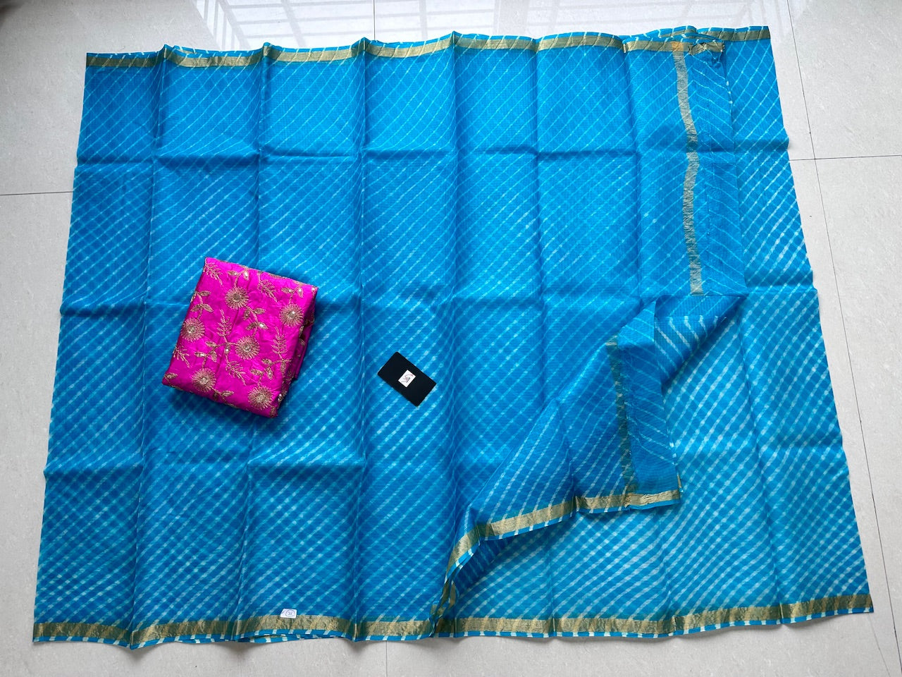 Pure Hand Tye n Dye Kota Silk Saree