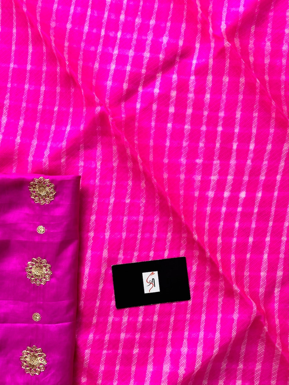 Pure Hand Tye N Dye Kota Silk Saree