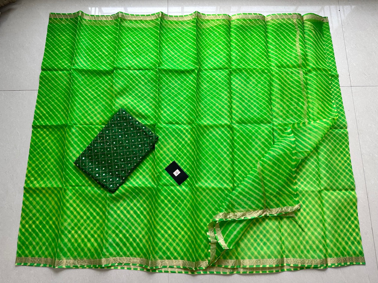 Pure Hand Tye n Dye Kota Silk Saree