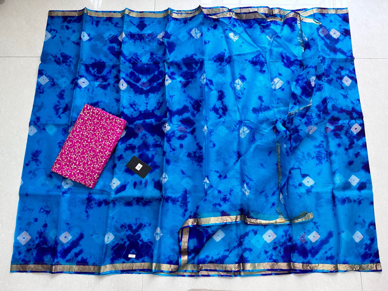 Pure Hand Tye n Dye Kota Silk Saree