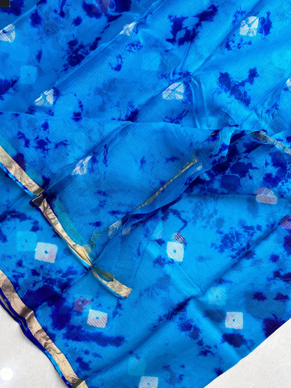 Pure Hand Tye n Dye Kota Silk Saree