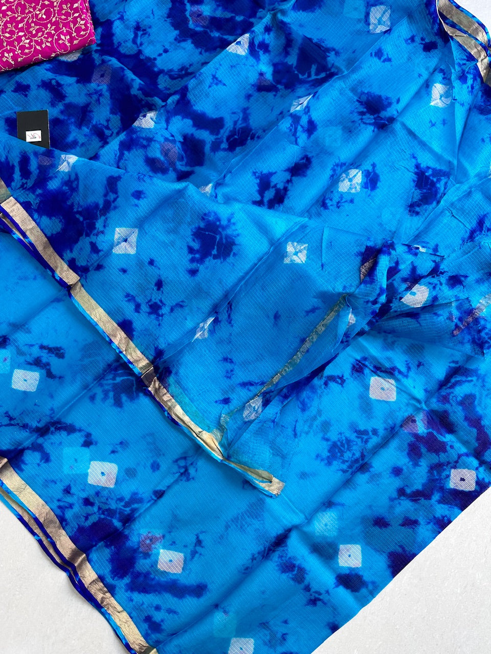 Pure Hand Tye n Dye Kota Silk Saree