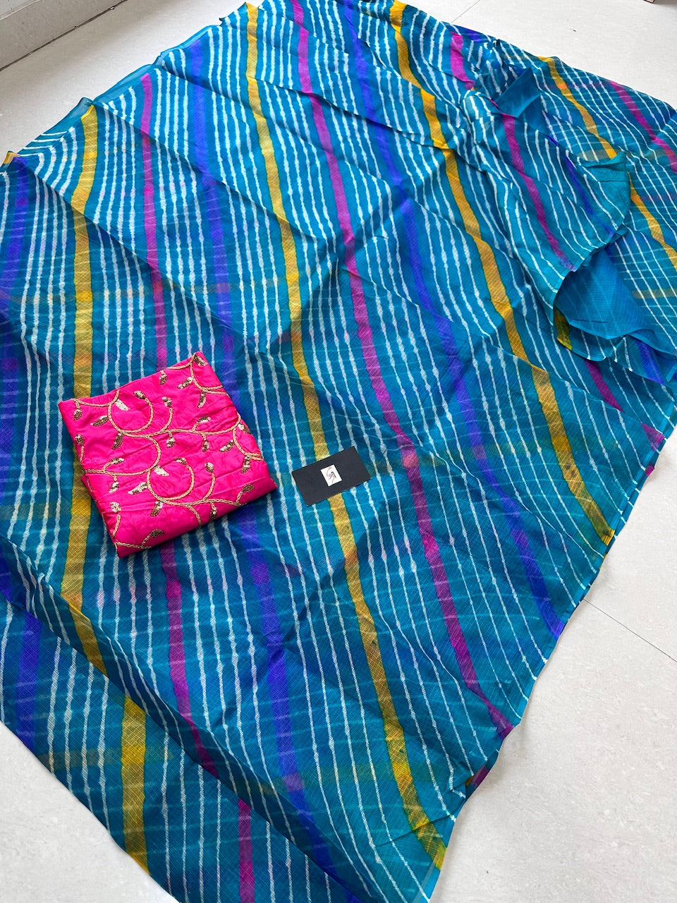 Pure Hand Tye n Dye Kota Silk Saree