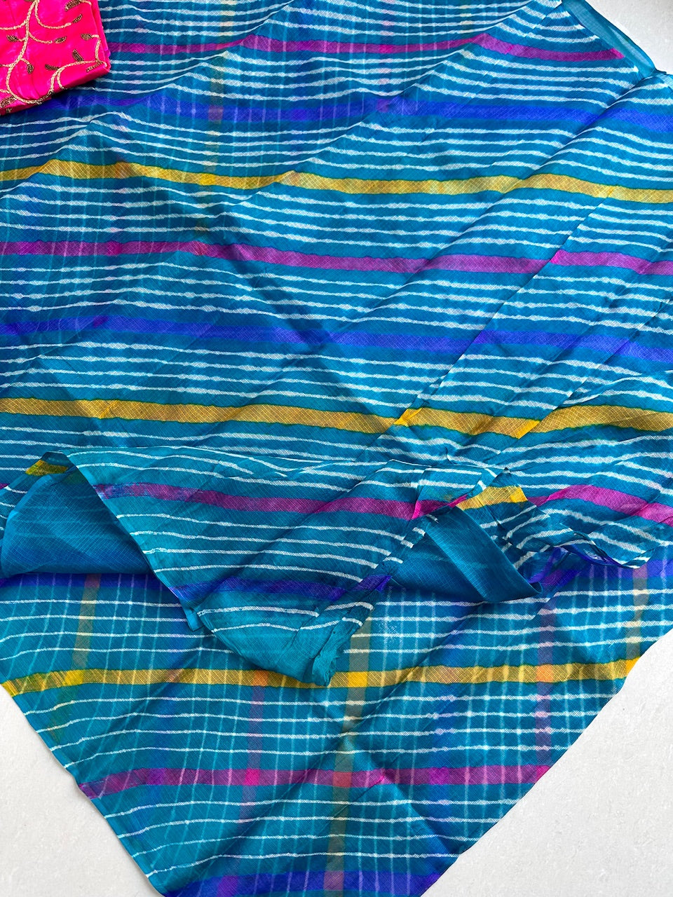 Pure Hand Tye n Dye Kota Silk Saree