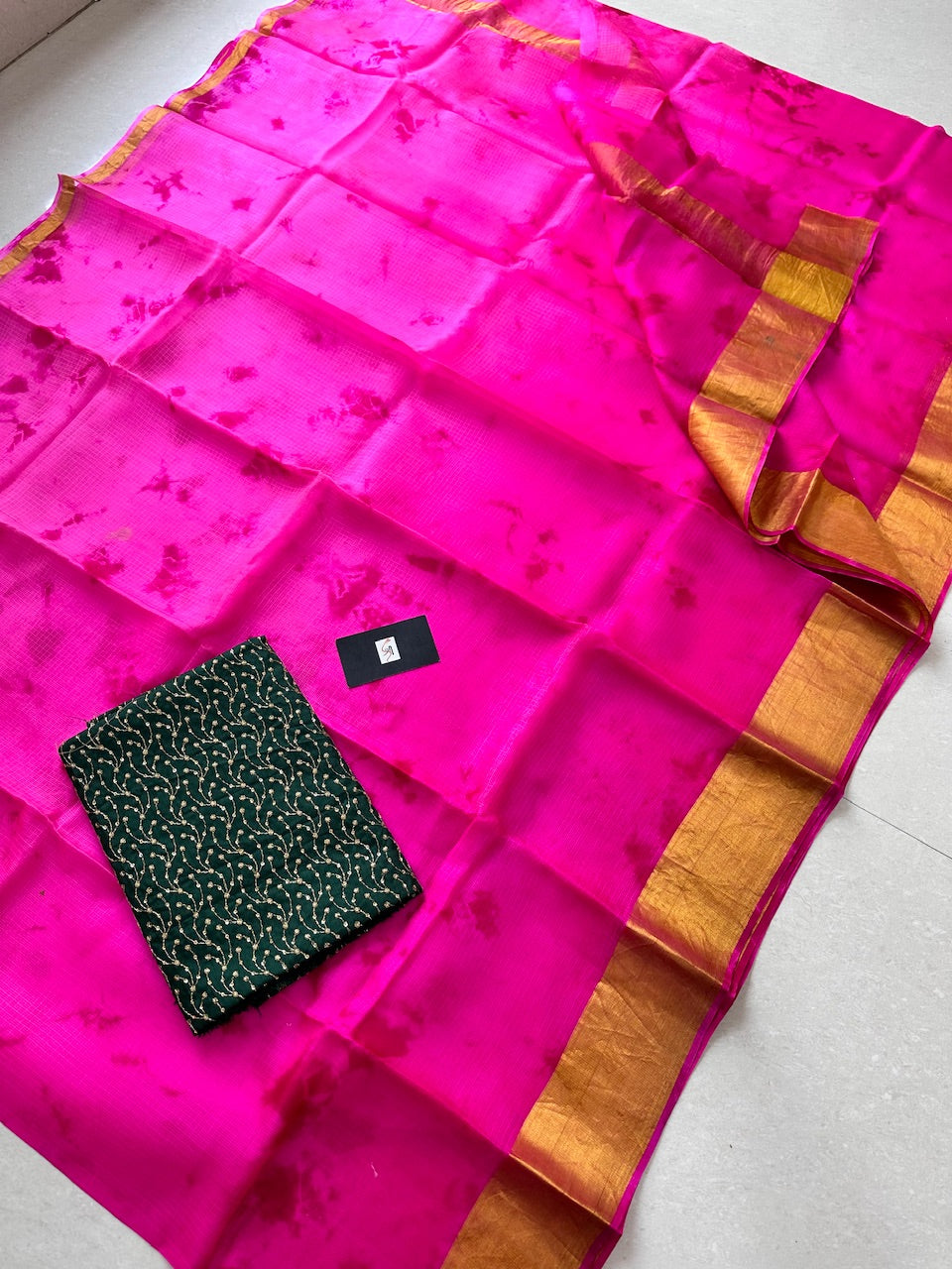 Pure Hand Tye n Dye Kota Silk Saree