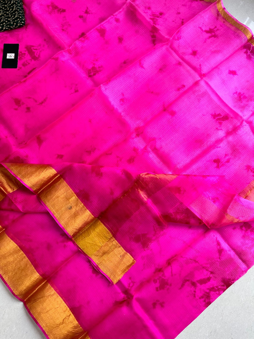 Pure Hand Tye n Dye Kota Silk Saree