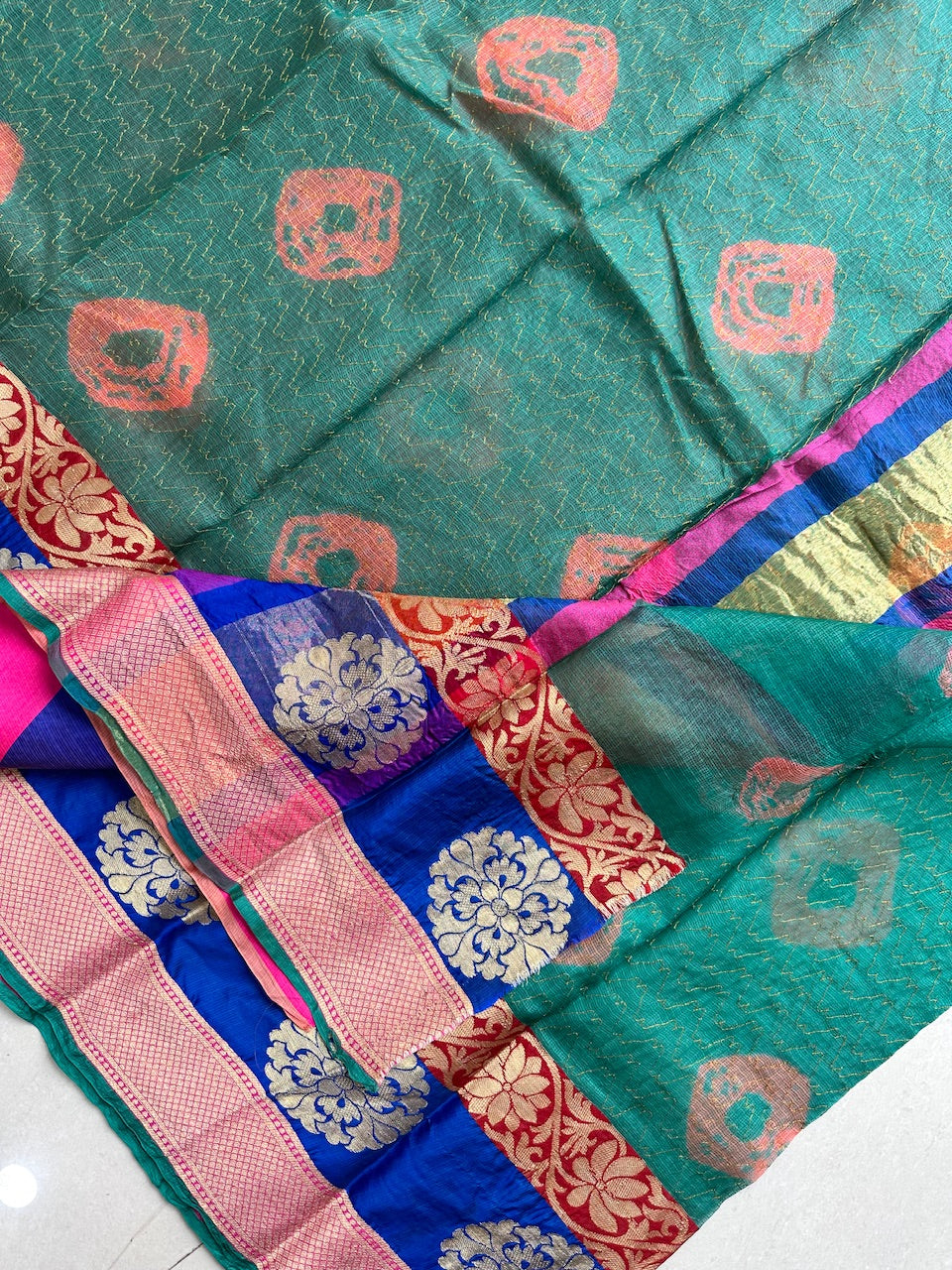 Pure Weaved Kota Silk Saree