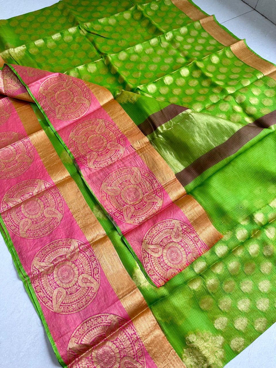 Pure Weaved Kota Silk Saree