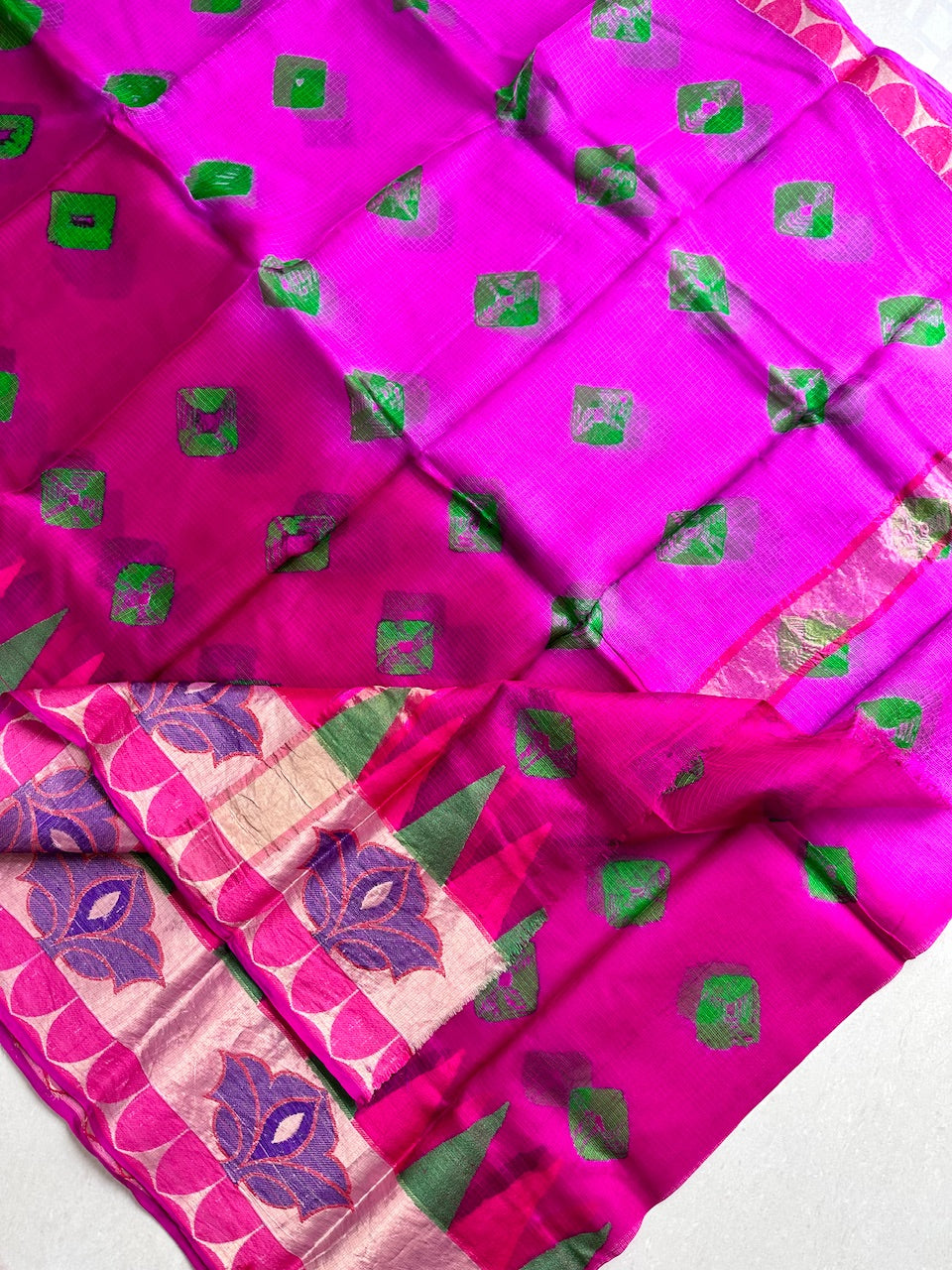 Pure Weaved Kota Silk Saree