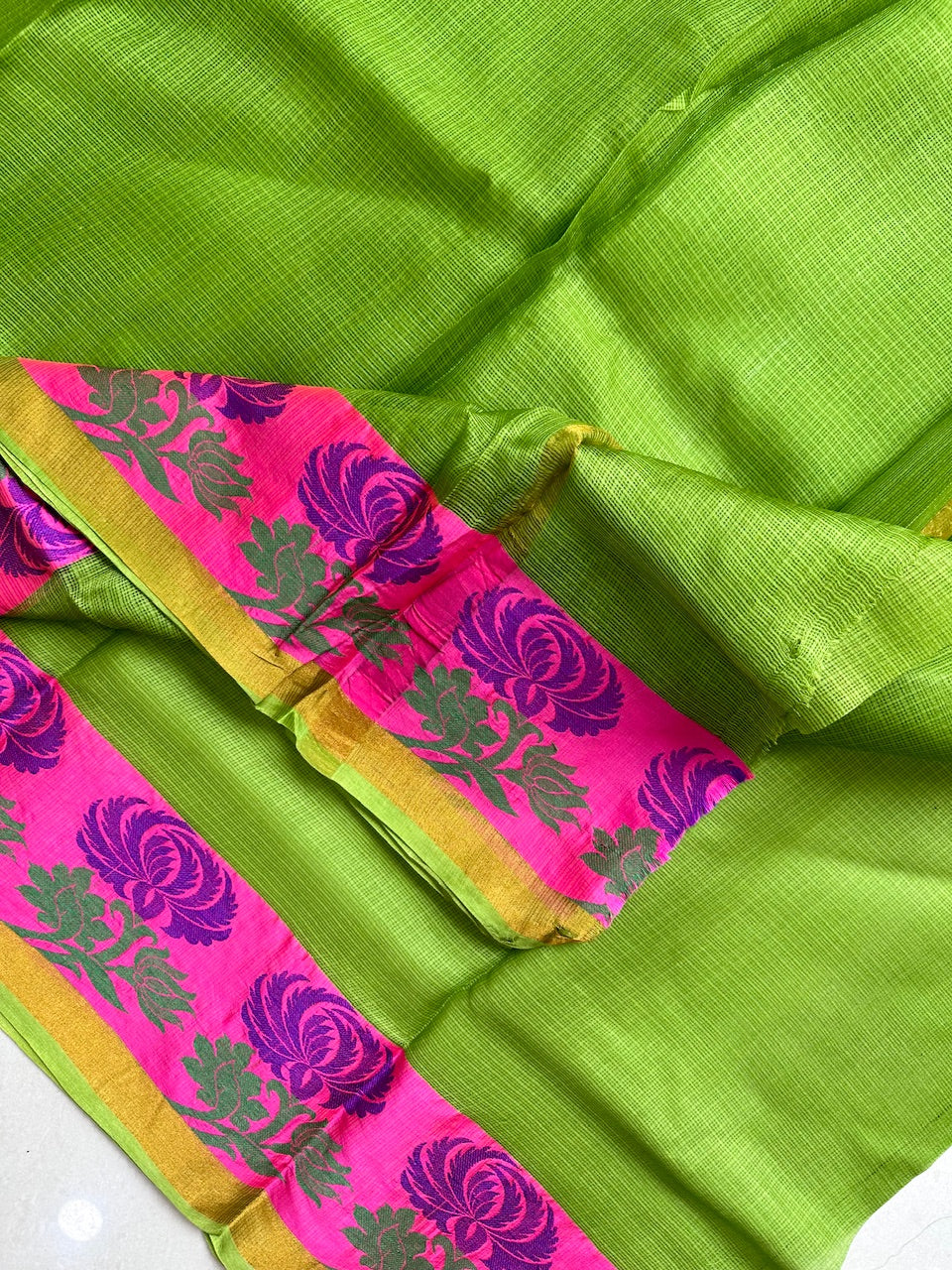 Pure Weaved Kota Silk Saree