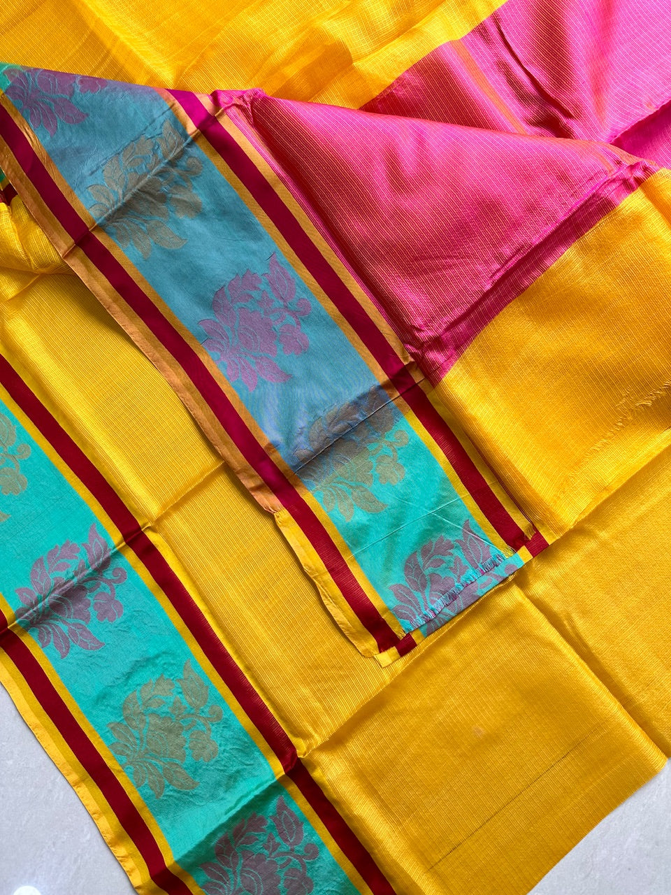 Pure Weaved Kota Silk Saree