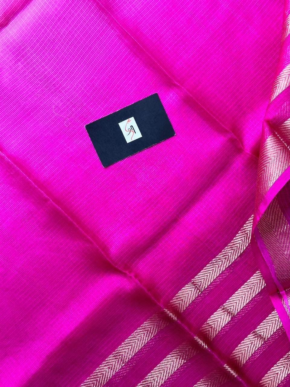 Pure Zari Stripe Multidyed Kota Silk Saree